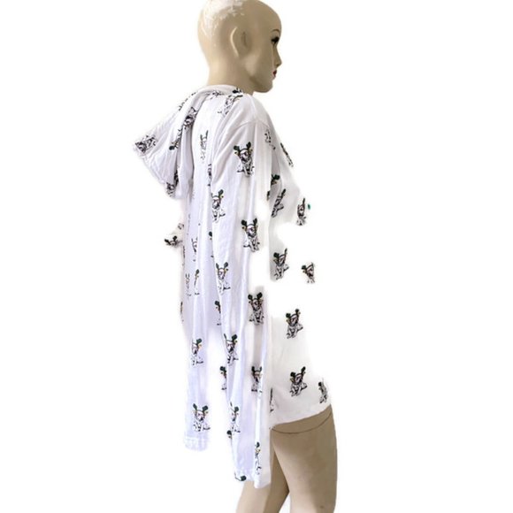 Denim and Flower Unisex Christmas Pup Long Sleeve T-shirt Hoody Size XL "EUC" - Picture 6 of 11